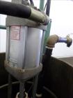 Used Lincoln Industrial Twin Post 55 Gallon Drum Pump, Model 1735, Series G. Consists of: (1) Pump Tube, model 84902, series B. Air motor diameter 3