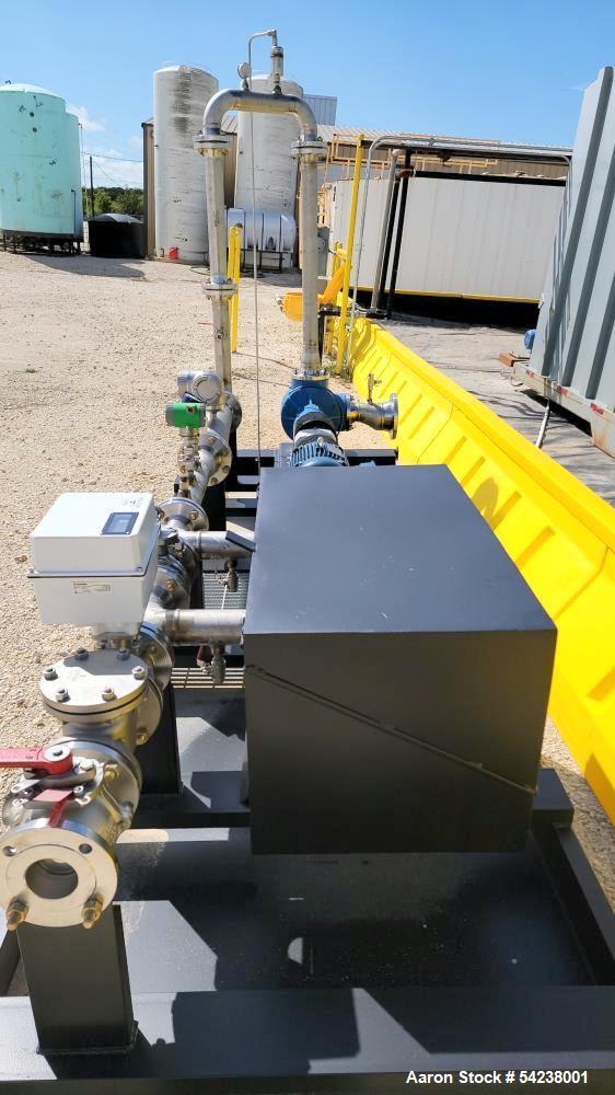 Unused LACT Hydraulic Pump Unit | 200 GPM @ 45 PSI | 3” Stainless Piping | Static Mixer, Valves & Meter | Skid-Mounted | Built 2021