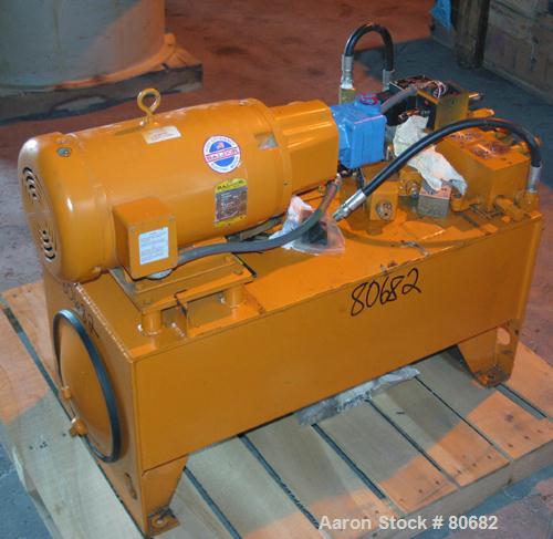 Used Vickers Hydraulic Power Pack. 10 hp, 3/60/208-230/460 volt, 1725 rpm motor.
