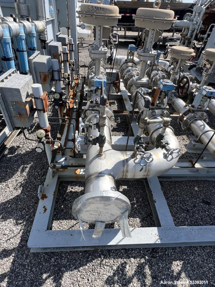 Used – 304 Stainless Steel Samson Metered Pump Skid – 4 Segments, Pressure Panels, Multi-Connection