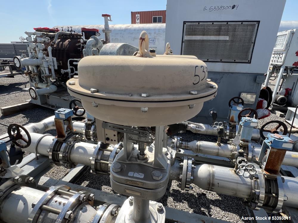 Used – 304 Stainless Steel Samson Metered Pump Skid – 4 Segments, Pressure Panels, Multi-Connection