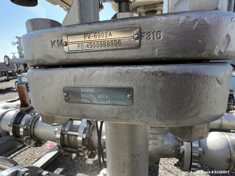 Used – 304 Stainless Steel Samson Metered Pump Skid – 4 Segments, Pressure Panels, Multi-Connection