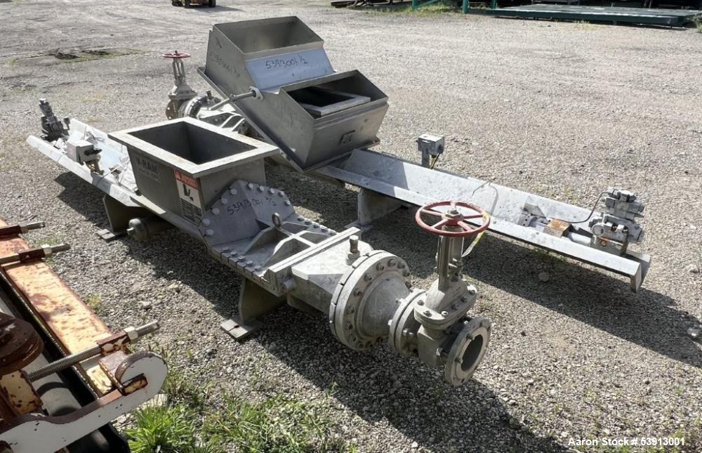 Used V-RAM Double By-Products Pumping System | 5,000 lbs/hr | Dual 50 HP Hydraulic Pumps