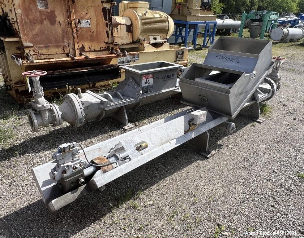 Used V-RAM Double By-Products Pumping System | 5,000 lbs/hr | Dual 50 HP Hydraulic Pumps