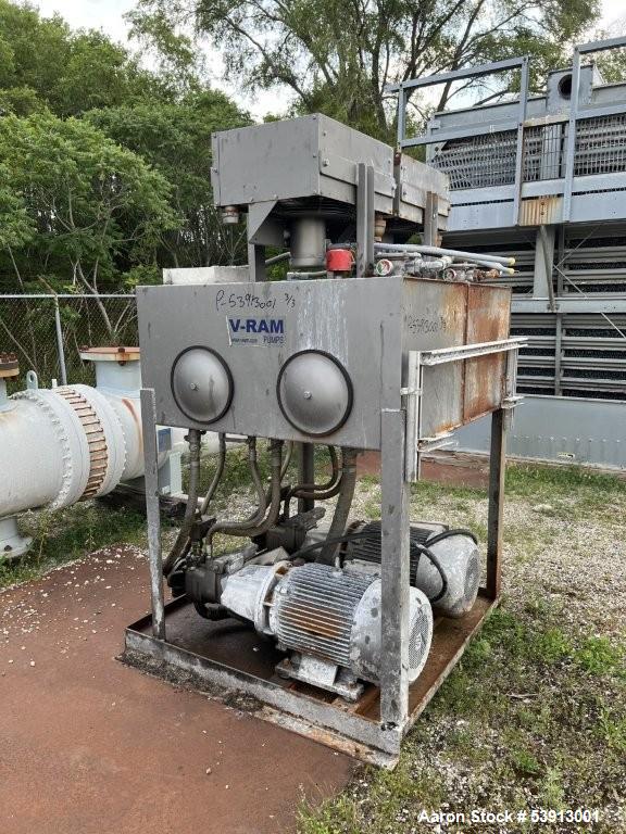 Used V-RAM Double By-Products Pumping System | 5,000 lbs/hr | Dual 50 HP Hydraulic Pumps