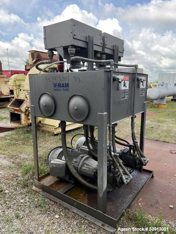 Used V-RAM Double By-Products Pumping System | 5,000 lbs/hr | Dual 50 HP Hydraulic Pumps