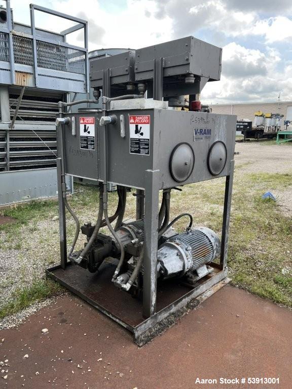 Used V-RAM Double By-Products Pumping System | 5,000 lbs/hr | Dual 50 HP Hydraulic Pumps