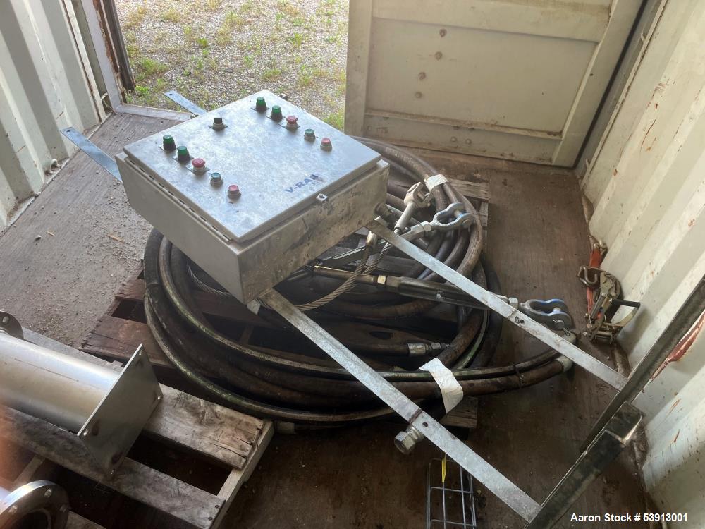 Used V-RAM Double By-Products Pumping System | 5,000 lbs/hr | Dual 50 HP Hydraulic Pumps