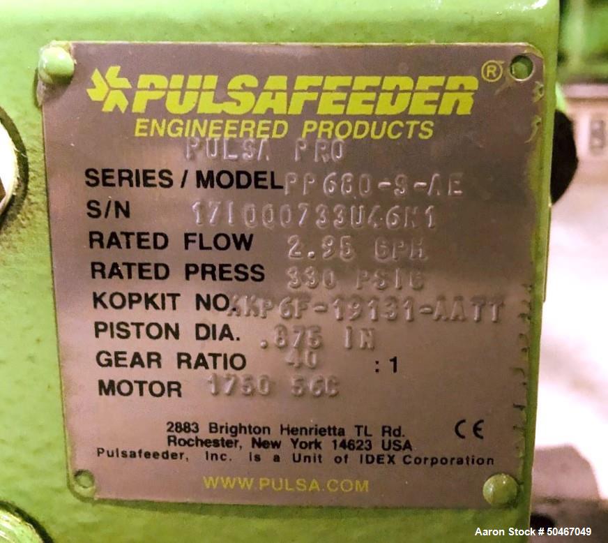 Used PulsaFeeder Diaphragm Metering Pump
