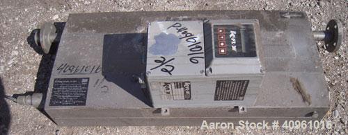 Used ABB Instrumentation K-Flow Mass Flow Meter. Model K-500, 316 stainless steel. Sensor 88044. Mass meter control box, model 1210-A-0, serial# B00761. Approximate 1" inlet/outlet.