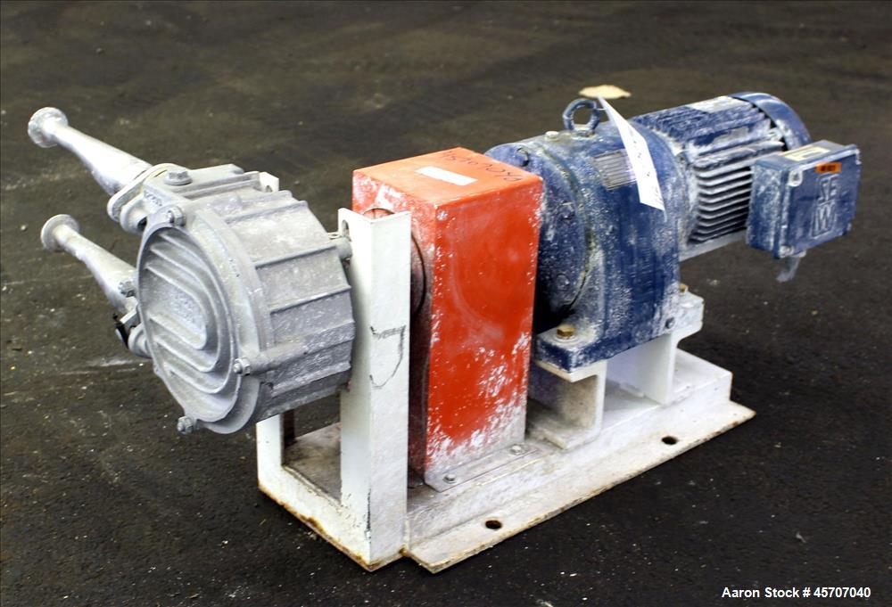 Used- Alfa Laval/Depa Elro Peristaltic Hose Pump, Model IP 200, Aluminum Housing. Approximate 8.37 gallons per minute, maxim...