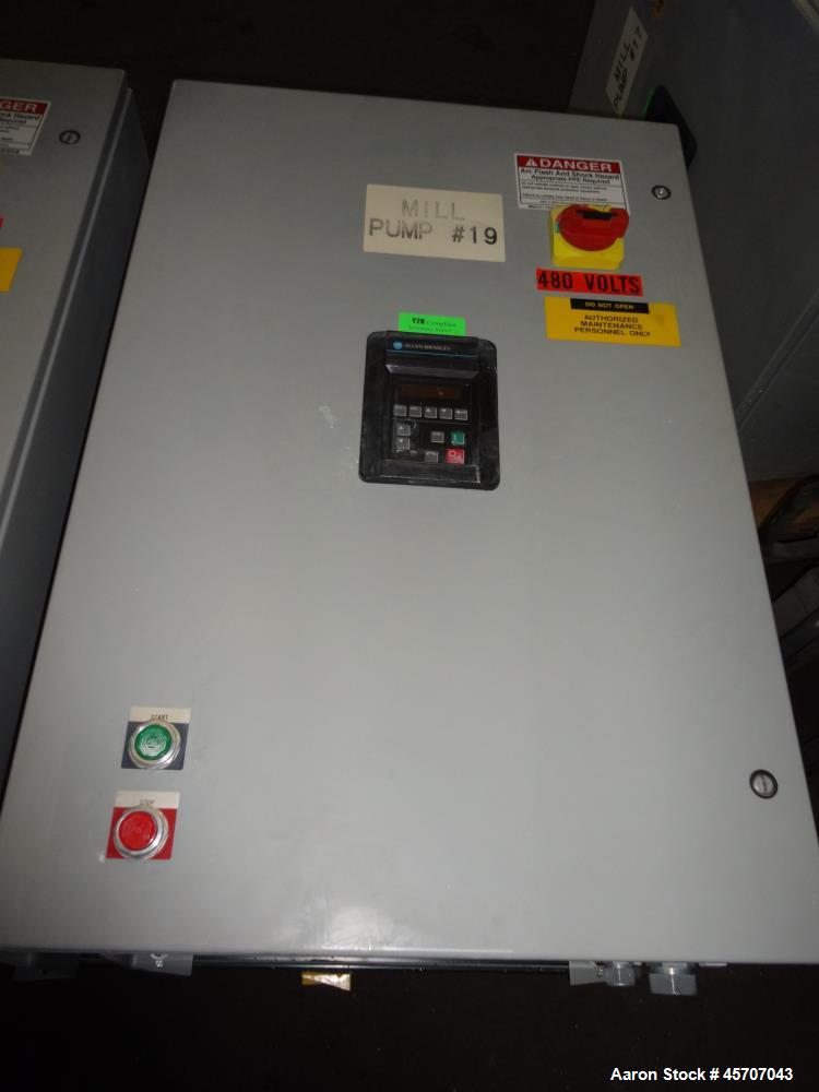Used Alfa Laval/Depa Elro Peristaltic Hose Pump, Model IP 200, Aluminum Housing. Approximate 8.37 gallons per minute, maximum pressure 130 psi. 316 Stainless steel inlet/outlet pipe connections. Driv...