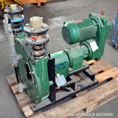 Used- Bredel Hose Pump, Type SP-40. Cast Steel. Inlet/outlet 50mm. Driven by a 2.2kw, 3/50/380 volt motor with variable spee...