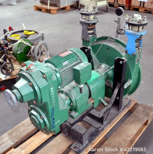 Used- Bredel Hose Pump, Type SP-40. Cast Steel. Inlet/outlet 50mm. Driven by a 2.2kw, 3/50/380 volt motor with variable spee...
