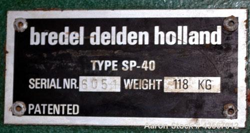 Used Cast Steel Bredel Hose Pump, Type SP-40