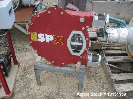 Used-Bredel Hose Pump, Type SPX/40.  1-1/2" Inlet/outlet.  Driven by a 3 hp, 3/60/230/460 volt motor.