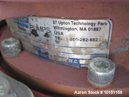 Used-Bredel Hose Pump, Type SPX/40.  1-1/2" Inlet/outlet.  Driven by a 3 hp, 3/60/230/460 volt motor.