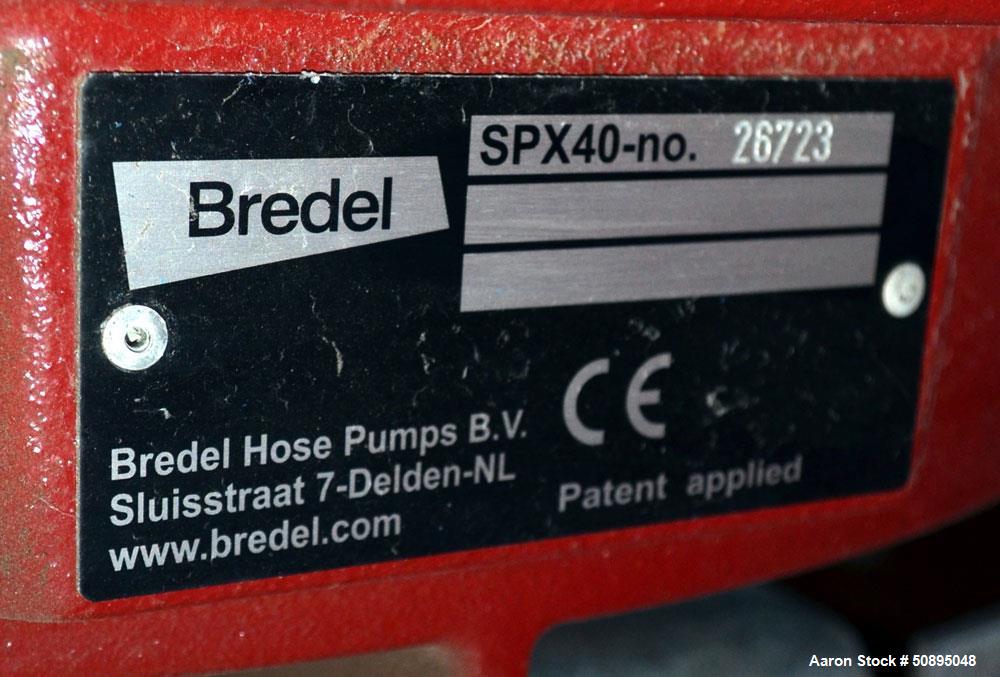 Used Bredel SPX Hose Pump, Model SPX40. Rated u