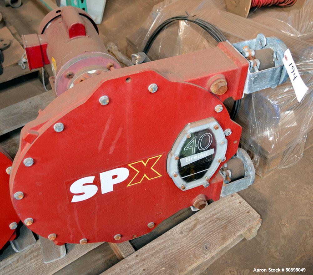 Used Bredel SPX Hose Pump, Model SPX40. Rated u