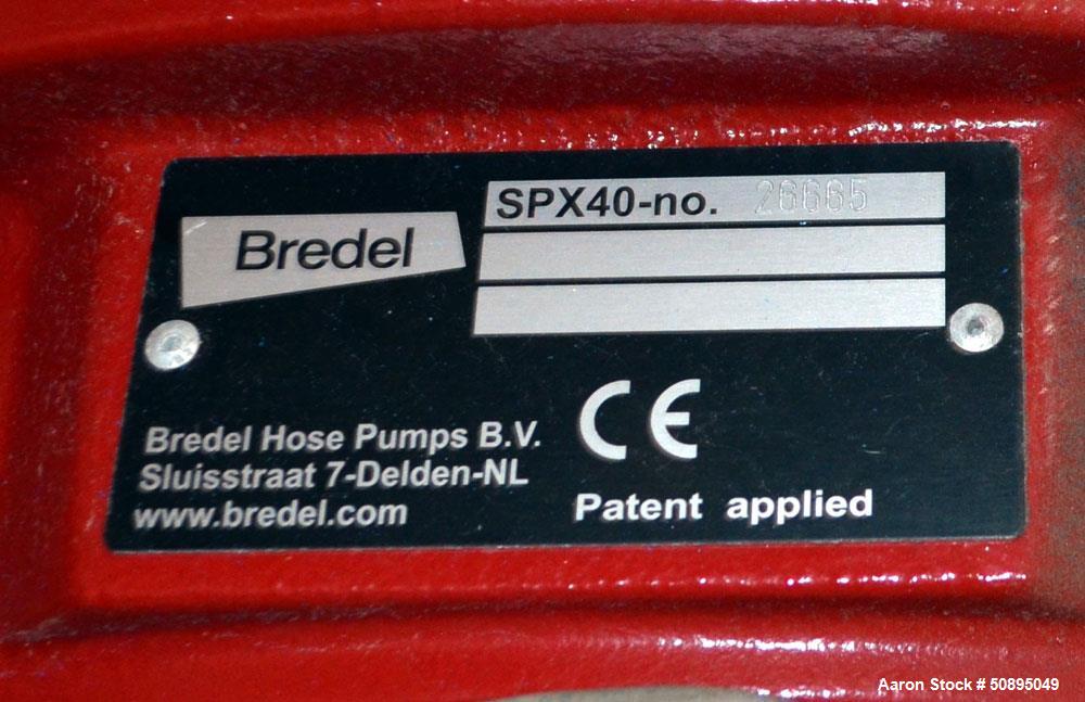 Used Bredel SPX Hose Pump, Model SPX40. Rated u