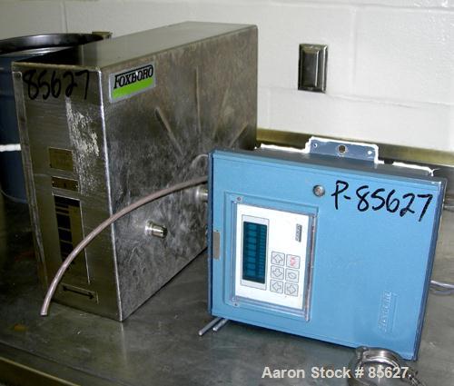 USED: Foxboro mass flow tube, model CFS10-08CKFBB, 316L stainless steel product contact areas. Rated mass 4 to 400 pounds per minute. 3/4" tri clamp inlet/outlet, temperature range: -200 degrees C to...