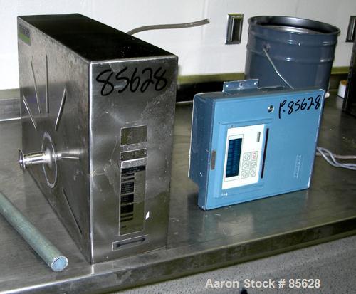 Used Foxboro Mass Flow Tube, model CFS10-08CKFBB, 316L stainless steel product contact areas. Rated mass 4 to 400 pounds per minute. 3/4" tri clamp inlet/outlet, temperature range: -200 degrees C to ...