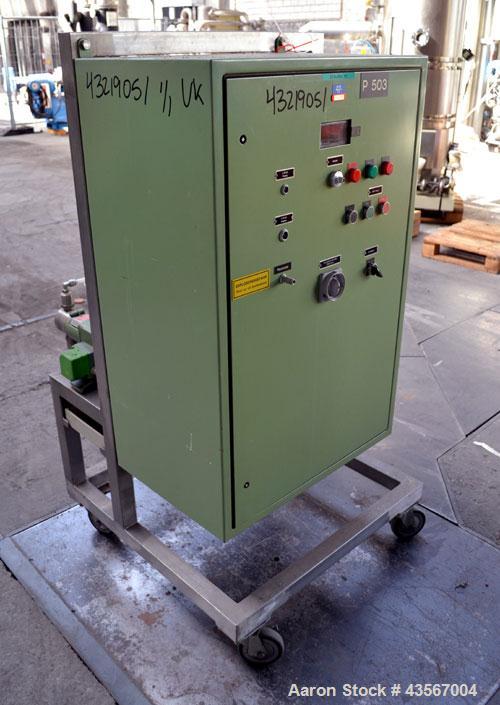 Used- Stainless Steel Lewa Metering Pump, Type HK16-3