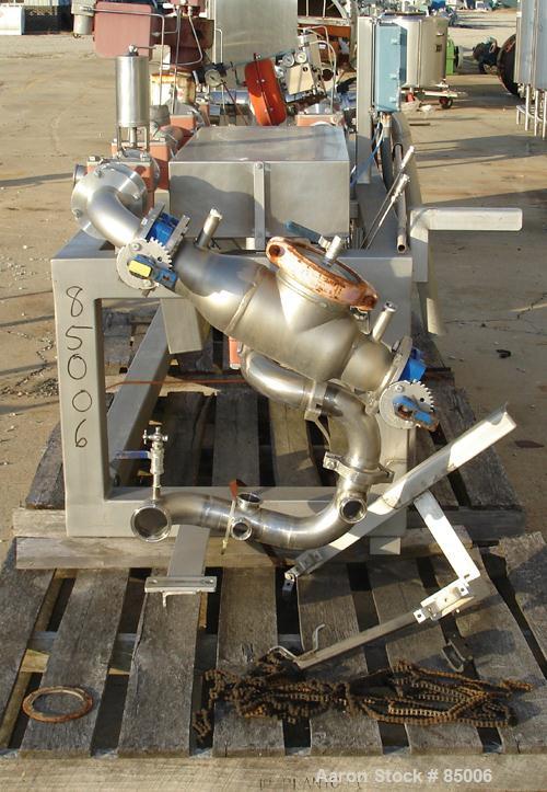 Used Micro Motion Flow Meter System Consisting Of: (1) Micro Motion flow meter, model DS150S141, 316 stainless steel. Rated 1500 PSI at -240 to 20 Degrees C. Dens cal factor 095B40113974, flow cal fa...