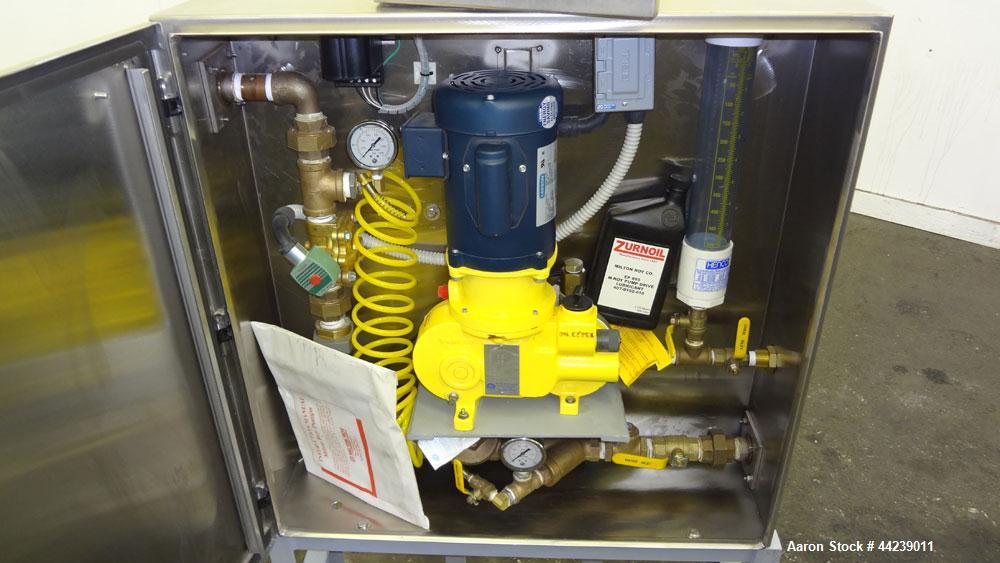 Unused- Milton Roy P Series Metering Pump, Model RP111724FRSESEM2NN, 316 Stainless Steel. Rated 939 gallons per hour, 0.165 ...