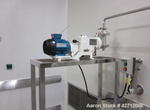 Used Pulsafeeder Diaphragm Metering Pump, Model 880CIP-S-E, Stainless Steel. Mounted on a stand. PRICE INCLUDES A 15% BUYERS PREMIUM. AS IS WHERE IS, LOADING & REMOVAL FEES EXTRA, COST TO BE DETERMIN...