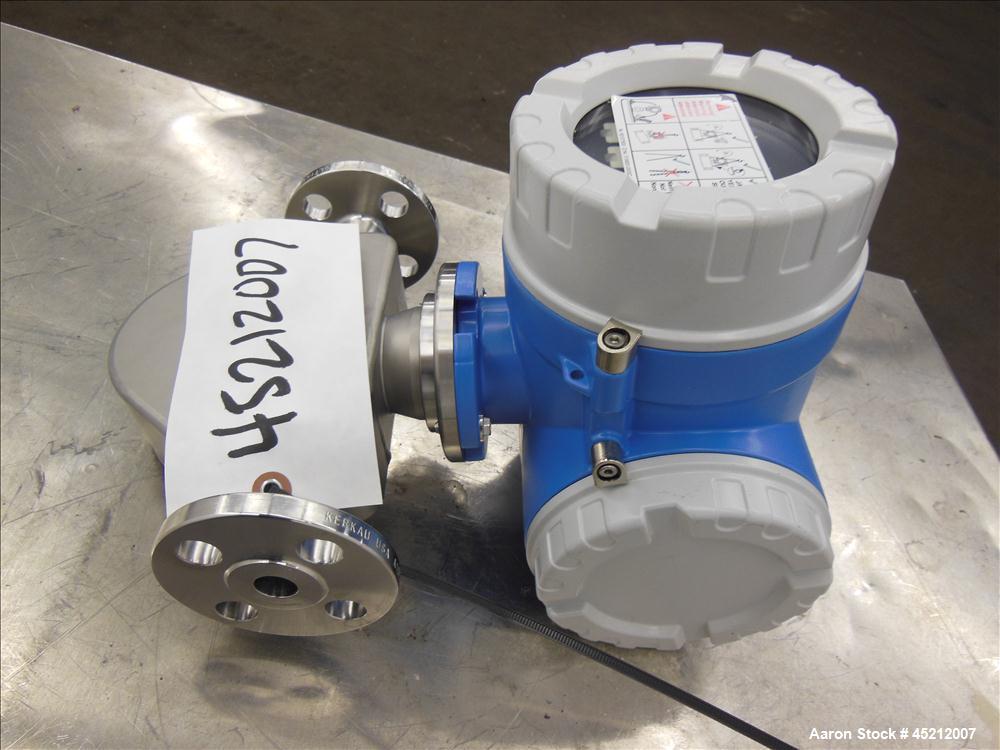 Unused- Stainless Steel Endress + Hauser EH Proline Promass 83 Corialis Flow Meter