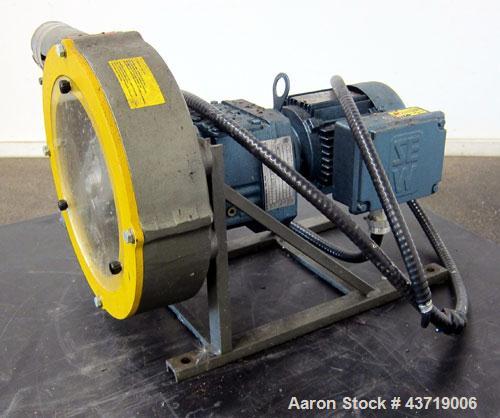 Used Wanner Engineering Vector Series Peristaltic Hose Pump, Model 2005-HF-CC-A.  Approximate 2 gallons per minute, displacement 0.085 gallons per revolution, viscosity 15,000 cps maximum, 180 degree...