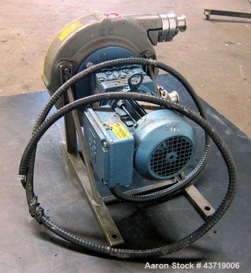 Used Wanner Engineering Vector Series Peristaltic Hose Pump, Model 2005-HF-CC-A.  Approximate 2 gallons per minute, displacement 0.085 gallons per revolution, viscosity 15,000 cps maximum, 180 degree...