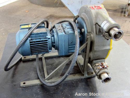 Used Wanner Engineering Vector Series Peristaltic Hose Pump, Model 2005-HF-CC-A.  Approximate 2 gallons per minute, displacement 0.085 gallons per revolution, viscosity 15,000 cps maximum, 180 degree...