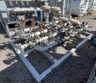 Used – 304 Stainless Steel Samson Metered Pump Skid – 4 Segments, Pressure Panels, Multi-Connection