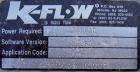 Used- ABB Instrumentation K-Flow Mass Flow Meter, Model K-500, 316 stainless steel. Sensor 88044. Mass meter control box, mo...