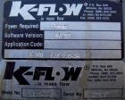 Used ABB Instrumentation K-Flow Mass Flow Meter. Model K-500, 316 stainless steel. Sensor 88044. Mass meter control box, model 1210-A-0, serial# B00761. Approximate 1