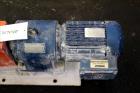 Used Alfa Laval/Depa Elro Peristaltic Hose Pump, Model IP 200, Aluminum Housing. Approximate 8.37 gallons per minute, maximum pressure 130 psi. 316 Stainless steel inlet/outlet pipe connections. Driv...
