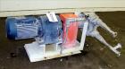 Used Alfa Laval/Depa Elro Peristaltic Hose Pump, Model IP 200, Aluminum Housing. Approximate 8.37 gallons per minute, maximum pressure 130 psi. 316 Stainless steel inlet/outlet pipe connections. Driv...
