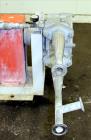 Used Alfa Laval/Depa Elro Peristaltic Hose Pump, Model IP 200, Aluminum Housing. Approximate 8.37 gallons per minute, maximum pressure 130 psi. 316 Stainless steel inlet/outlet pipe connections. Driv...