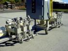 Used Bran & Lubbe 3 head metering/proportioning pump, type VE-P33. Driven by a 1 hp, 3/60/208-230-460 volt 