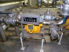 Used Liquid Controls Group Positive Displacement Meter, Model M-15-15. Flow rate 40-200 gallons per minute, maximum pressure 150 psi. Includes a  meter register.