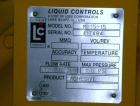 Used Liquid Controls Group Positive Displacement Meter, Model M-15-15. Flow rate 40-200 gallons per minute, maximum pressure 150 psi. Includes a  meter register.