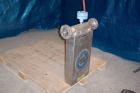 USED: Micro Motion flow meter model DS150S141SU, stainless steelproduct contact areas. Flow cal 176.415.13, dens flow 09743117424.44.Rated volume 0 to 168 gallons per minute, mass 0 to 1400 pounds pe...