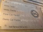 Used Micro Motion Flow Meter System Consisting Of: (1) Micro Motion flow meter, model DS150S141, 316 stainless steel. Rated 1500 PSI at -240 to 20 Degrees C. Dens cal factor 095B40113974, flow cal fa...
