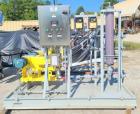 Dosing Pump Skid. Consisting of (2) Milton Roy Metering dosing pumps