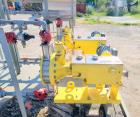 Dosing Pump Skid. Consisting of (2) Milton Roy Metering dosing pumps