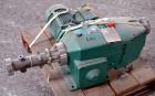 Used Orlita Crank Drive Valveless Plunger Metering Pump, Type DK 32.18, Stainless Steel. Type RB150 crank drive. Stroke length 0-32 mm, approximately 100 liters an hour (0.44 gallons per minute) at 1...