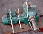 Used Orlita Crank Drive Valveless Plunger Metering Pump, Type DK 32.18, Stainless Steel. Type RB150 crank drive. Stroke length 0-32 mm, approximately 100 liters an hour (0.44 gallons per minute) at 1...