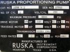 Used Stainless Steel Ruska Proportioning Pump, Model 2256WI